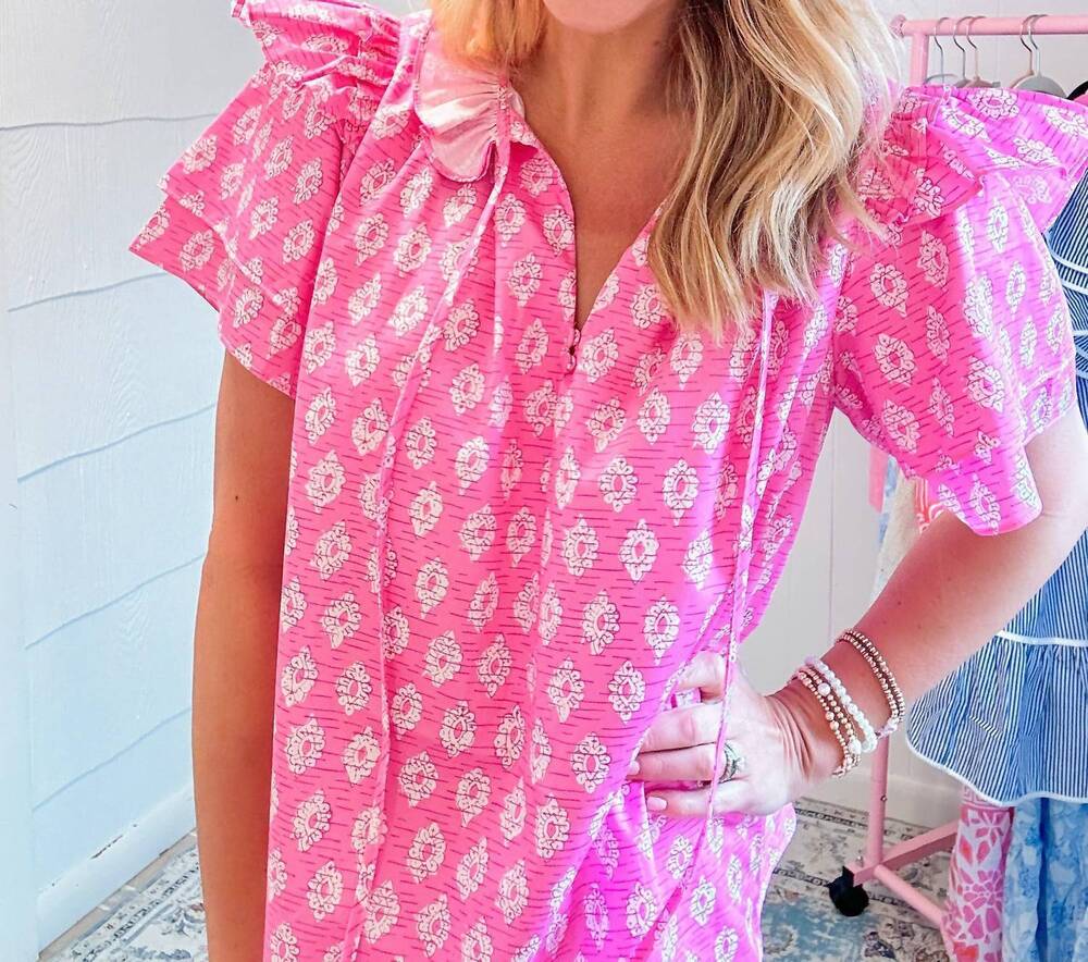 NEW PATTY KIM st. martin top in magenta